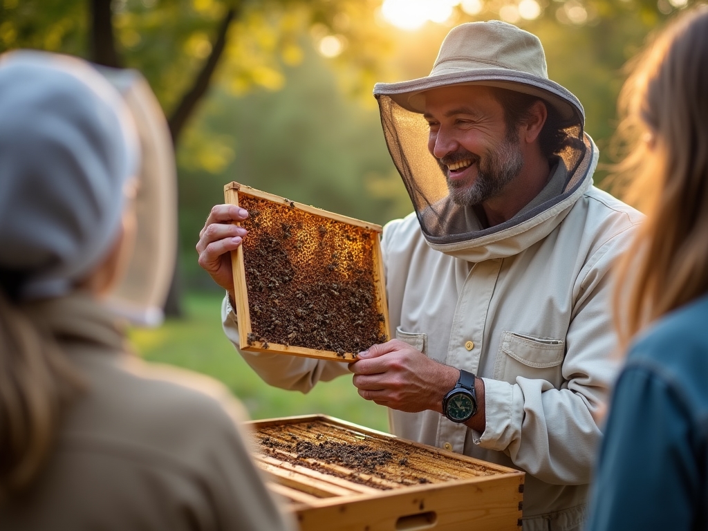 Démonstration apicole