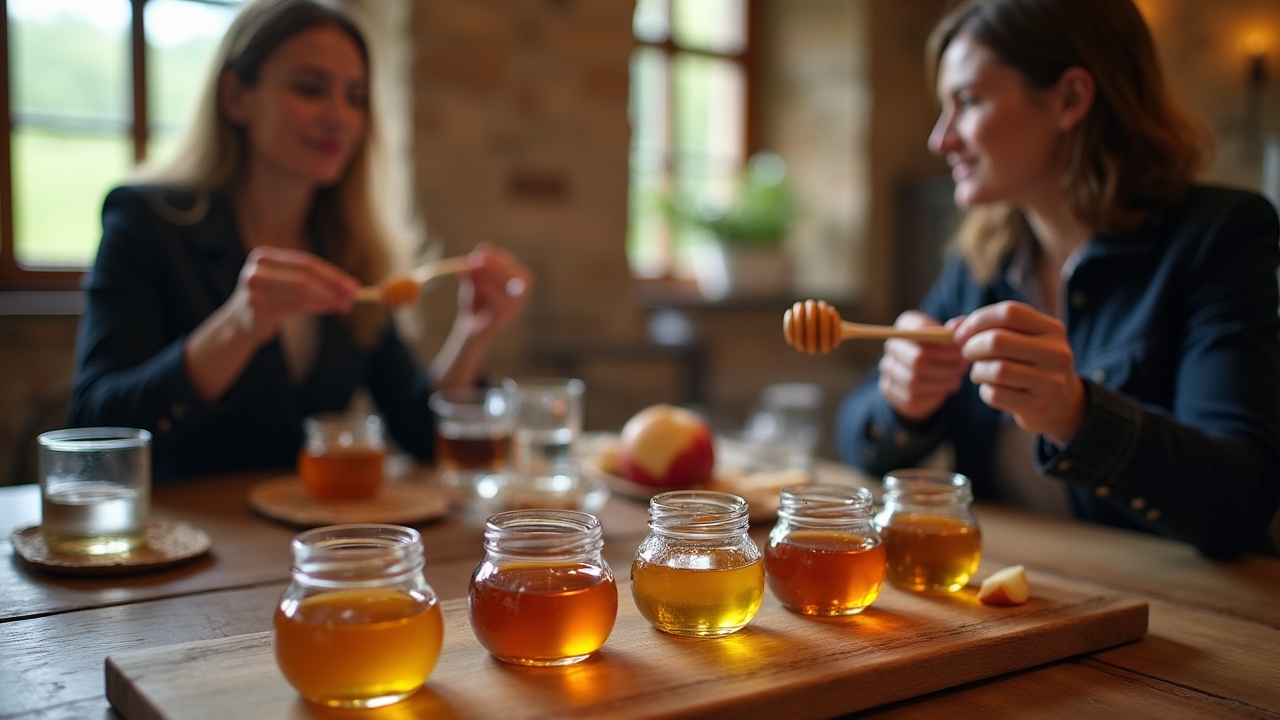 Dégustation de miel